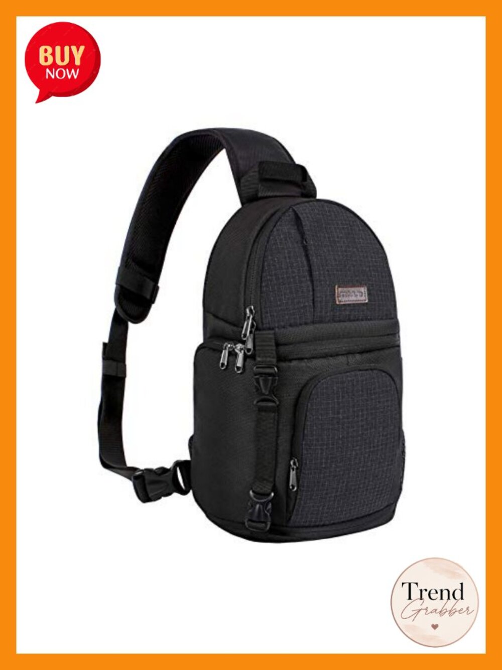Camera Sling Bag Photography Shoulder Bag Compact Backpack for DSLR SLR